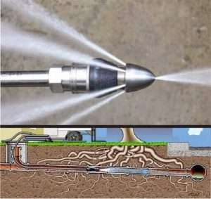 diagram displaying plumbing hydrojetting