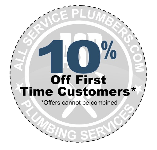 10% off for first time customers coupon - All Service Plumbing Southern California