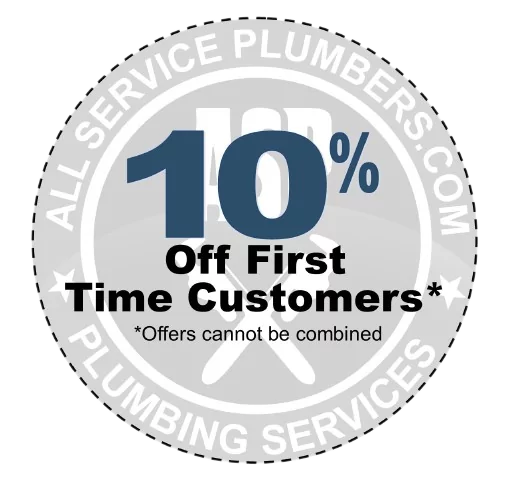 10% off for First Time Customers Coupon - All Service Plumbing