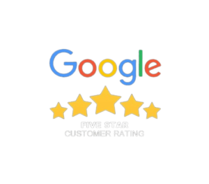 alternate google graphic with a 5 star rating