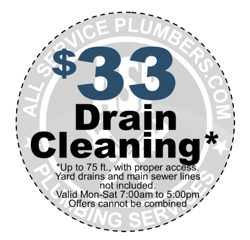 $33 Drain Cleaning Coupon