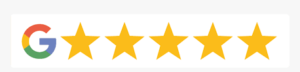 Google review showing 5 stars